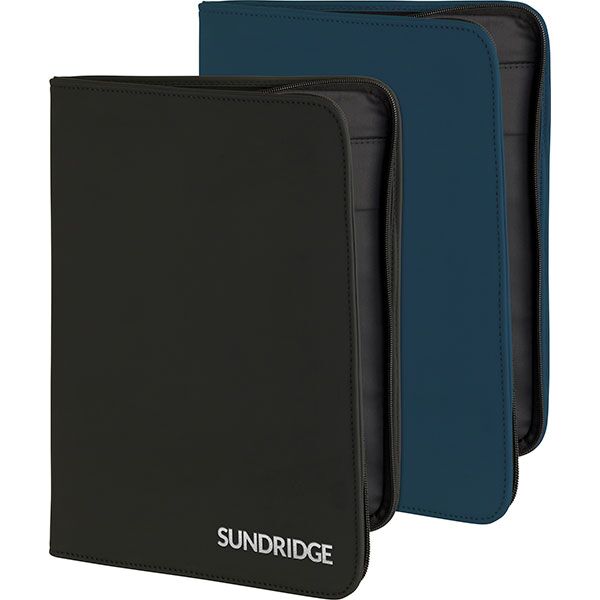 Sundridge Recycled Zipped Folio - 1 Colour - Image 3