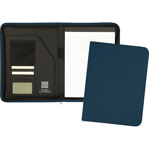 Sundridge Recycled Zipped Folio - 1 Colour - Image 7