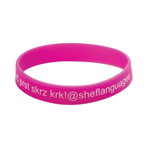 Silicone Screen Printed Wristband - Image 2