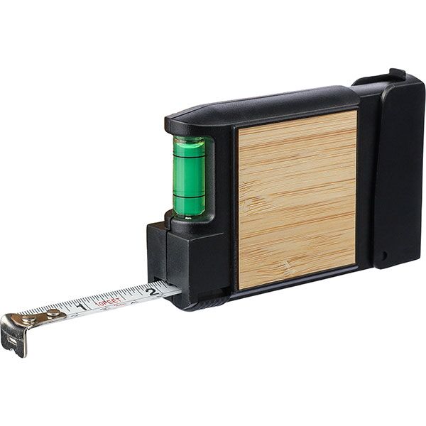 3m Tape Measure with Spirit Level - 1 Colour - Image 2