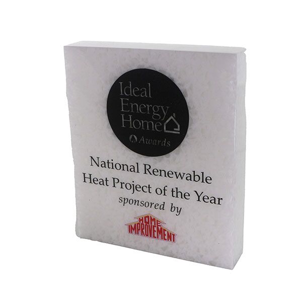 15 x 12.5cm 100% Recycled Acrylic Rectangular Award