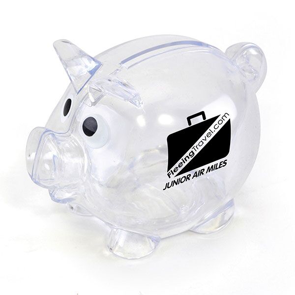 Mini Plastic Piggy Bank - 1 Colour - Image 3