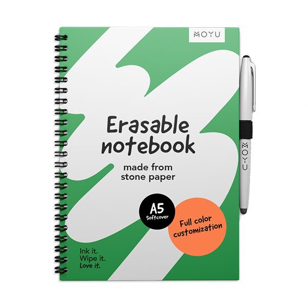 MOYU A5 Erasable Softcover Notebook