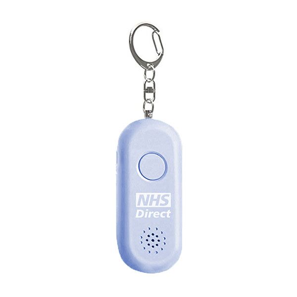Personal Alarm Key Ring with Torch - 1 Colour