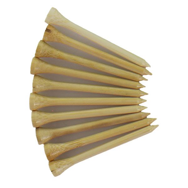 Bag of 70mm Bamboo Golf Tees
