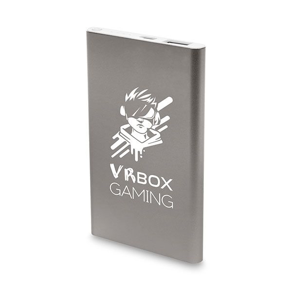 Flat Powerbank 4000mAh - Engraved