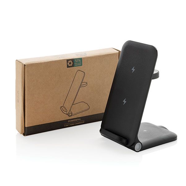 Powerpal 3-in-1 RSC Recycled Plastic Charger - Image 4