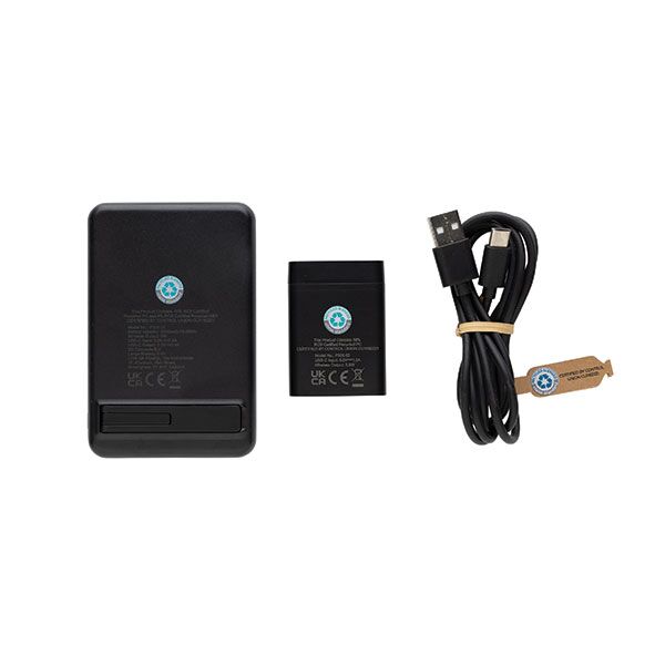 Powerbase RCS Recycled 3 in 1 Charger with 5000mAh Powerbank - Image 2