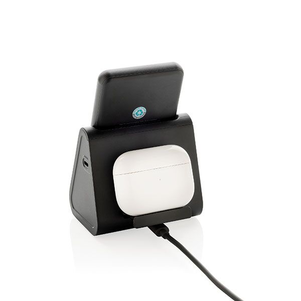 Powerbase RCS Recycled 3 in 1 Charger with 5000mAh Powerbank - Image 4