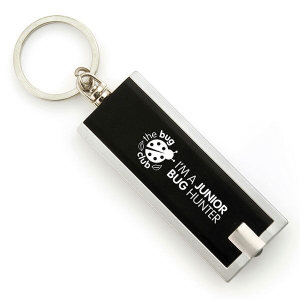 Flat LED Torch Key Ring - 1 Colour - Image 2