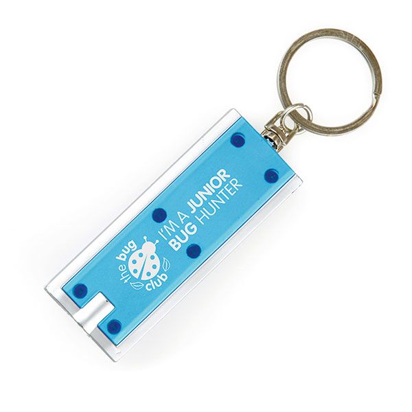 Flat LED Torch Key Ring - 1 Colour - Image 3
