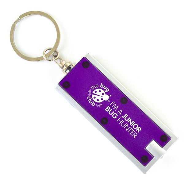 Flat LED Torch Key Ring - 1 Colour - Image 10