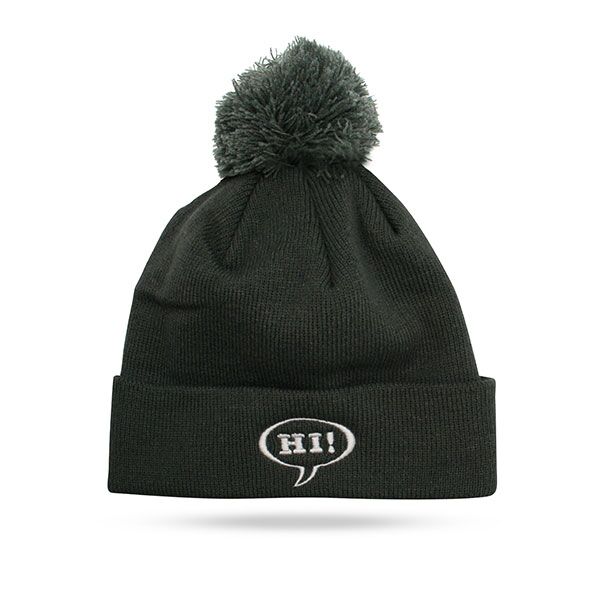 Brand 47 Acrylic Bobble Knitted Beanie