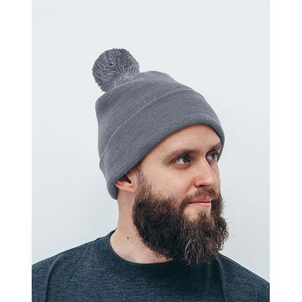 Brand 47 Acrylic Bobble Knitted Beanie - Image 4