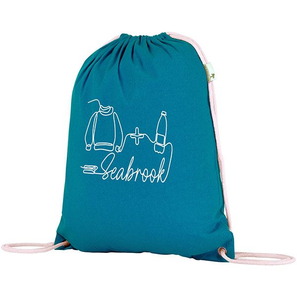 Seabrook 5oz Recycled Cotton Drawstring Bag - 1 Colour
