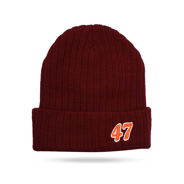 Brand 47 Soft Acrylic Ribbed Turn Up Beanie