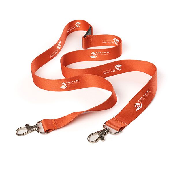 20mm rPET Double Trigger Clip Lanyard - Image 3