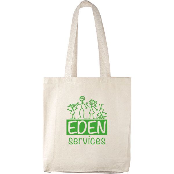 Natural 10oz Canvas Cotton Shopper - Full Colour