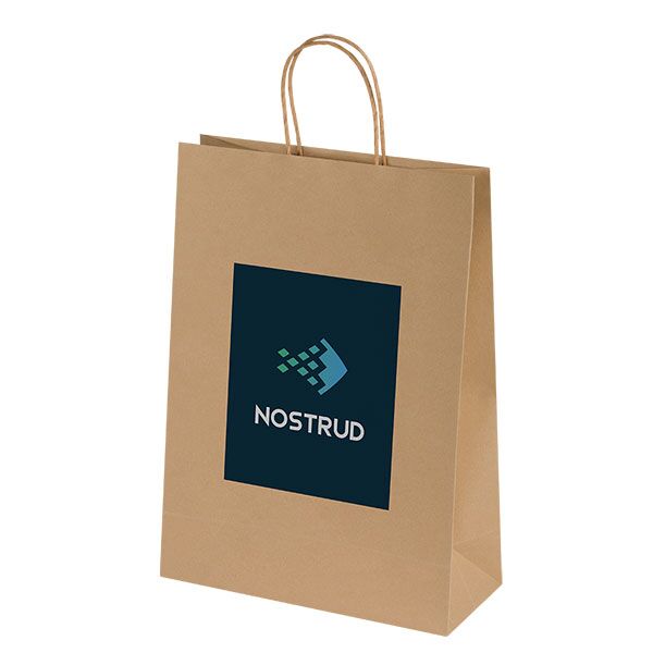Ashdown Medium Kraft Paper Gift Bag - Full Colour