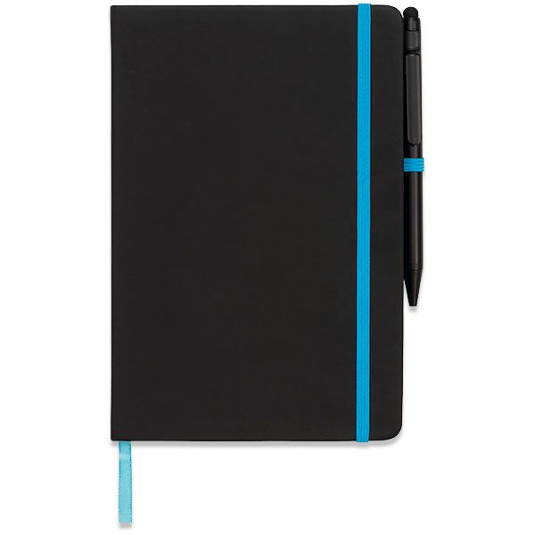 Medium Noir Edge Notebook - Debossed