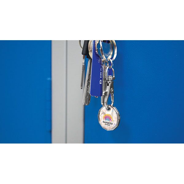 Express Printed Trolley Token Key Ring - Image 4