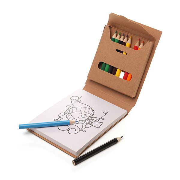 2 in 1 Colouring Pad and Pencils - Image 4
