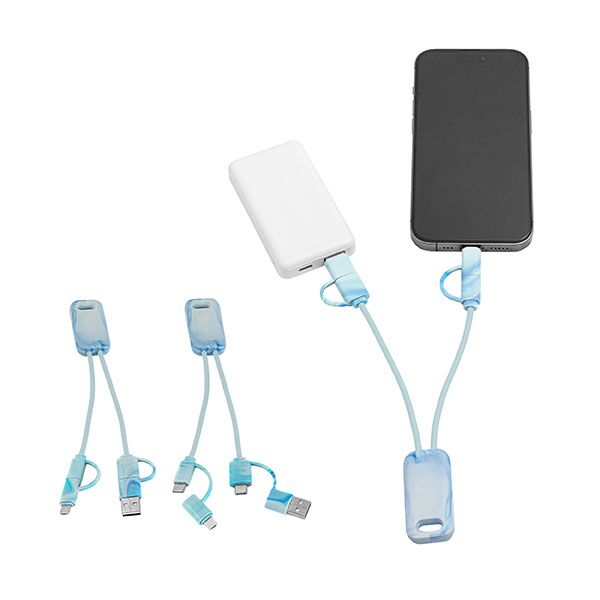 Berners 6 in 1 Recycled USB Cable - 1 Colour - Image 4