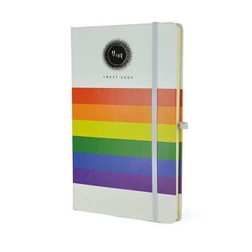 A5 Rainbow Mole Notebook – Spot Colour