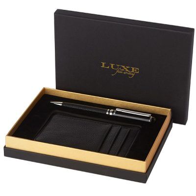 LUXE Encore Ballpen and Card Wallet Gift Set