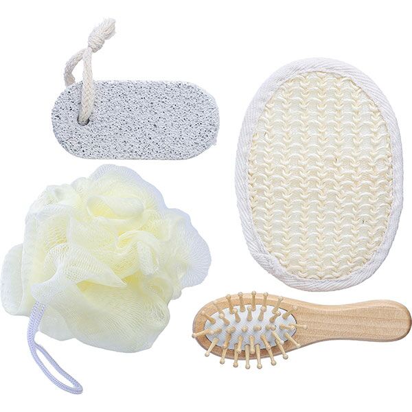 Bathing Set in Cotton Bag - 1 Colour - Image 2