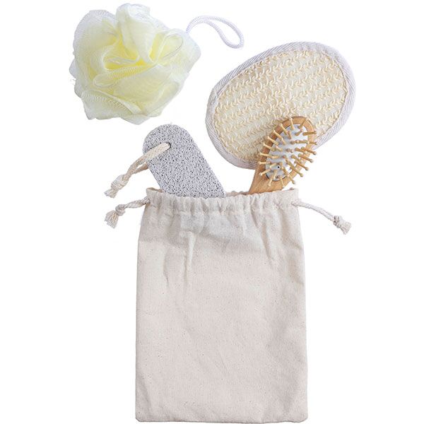 Bathing Set in Cotton Bag - 1 Colour - Image 3
